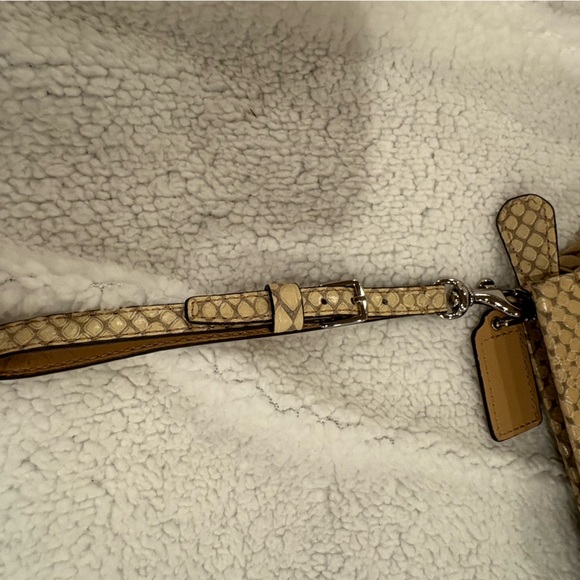 Coach Park Python Clutch Wristlet - Picture 6 of 8